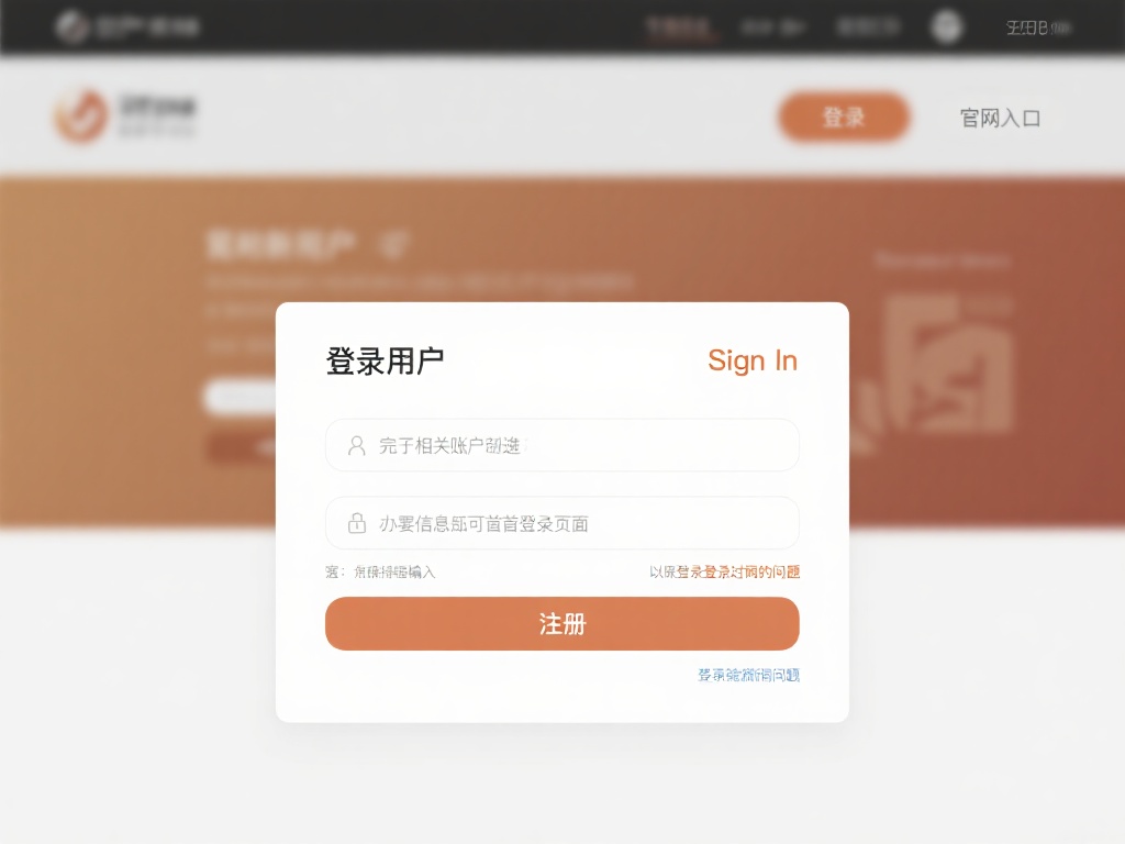找到登录入口
在官网首页，登录按钮通常位于右上角